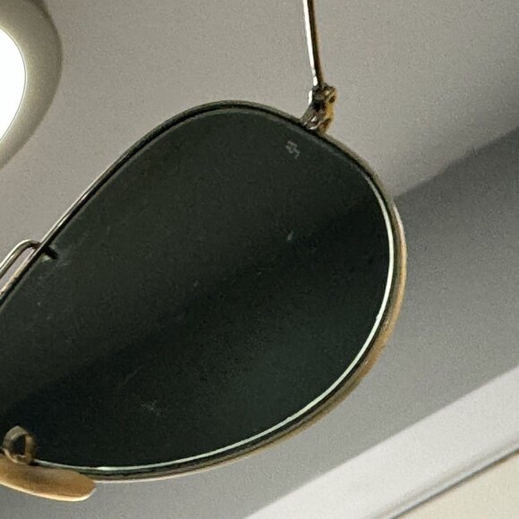 Ray Ban Bausch & Lomb Large 62-12 Aviator Vintage B+L Sunglasses w/Case US Made - Picture 9 of 10